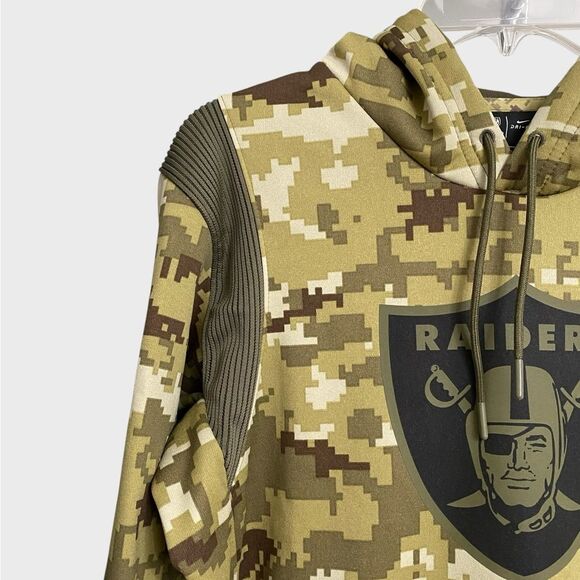 NWT Nike Las Vegas Raiders Salute To Service 2021 Therma Pullover Hoodie Size S - Picture 4 of 16